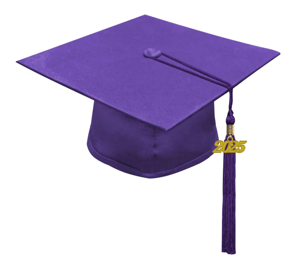 Graduation Cap and Tassel with 2025 Year Charm