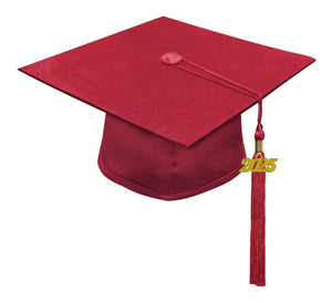Graduation Cap and Tassel with 2025 Year Charm