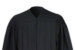 American Deluxe Black Masters Graduation Cap & Gown - Graduation Gowns UK