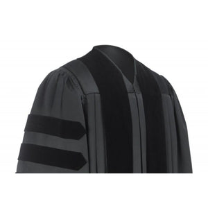 American Deluxe Doctoral Graduation Gown - Academic Regalia - Graduation Gowns UK