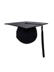 Black Bachelors Graduation Cap & Tassel - Graduation Gowns UK