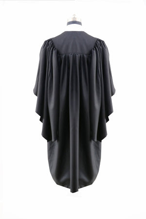 Classic Black Bachelors Graduation Gown - UK University Gown - Graduation Gowns UK