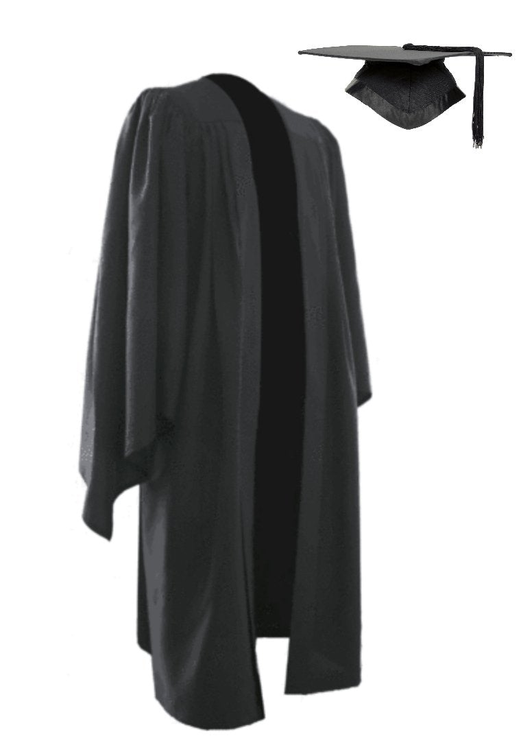 Buy GRADWYSE Graduation Master Cap and Gown with 2024 Year Charm Master  Regalia Unisex Matte Black, Black, 48-Plus at Amazon.in