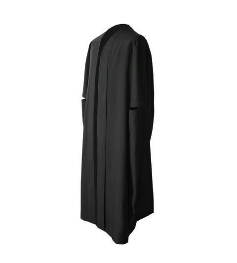 Classic Black Masters Graduation Gown - Graduation Gowns UK
