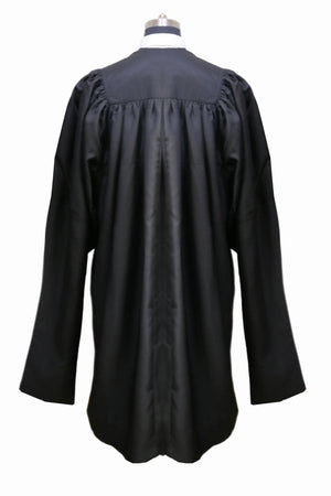 Classic Black Masters Graduation Gown - Graduation Gowns UK