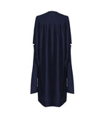 Classic Navy Blue Masters Graduation Gown - Graduation Gowns UK
