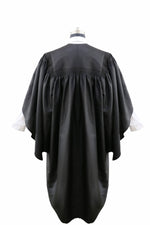 Deluxe Black Bachelors Graduation Gown - UK University Gown - Graduation Gowns UK