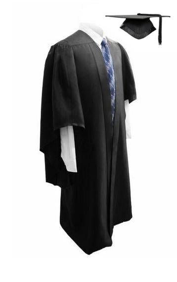 Deluxe Black Bachelors Graduation Mortarboard & Gown Graduation Gowns UK Deluxe Black Bachelors Graduation Mortarboard & Gown Graduation Gowns UK